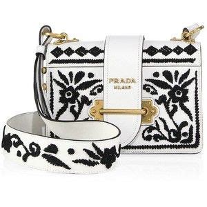 prada embroidered madras cahier